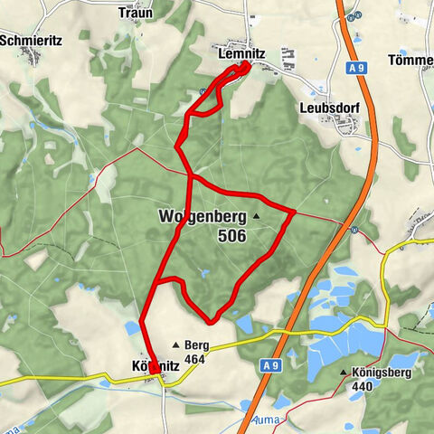 Circular hike - Lemnitz estate forest hike - Lemnitz