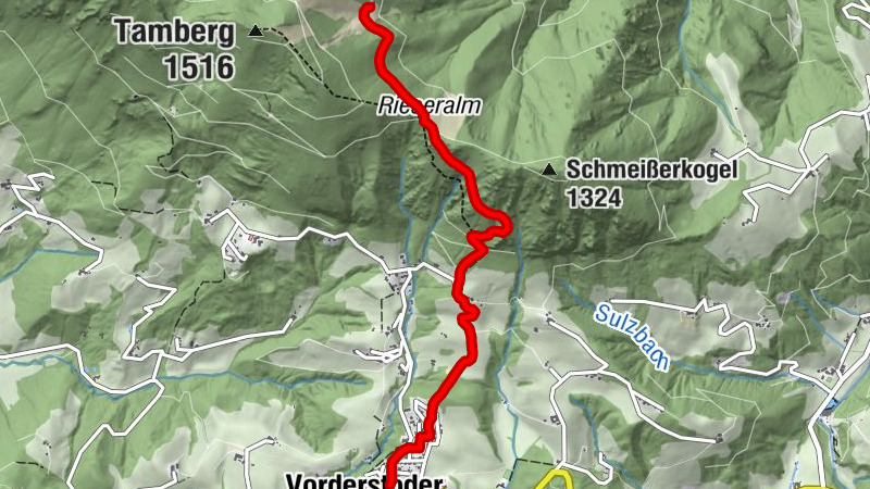 Riesergut - Spitzmäuerl - Filzmooseralm