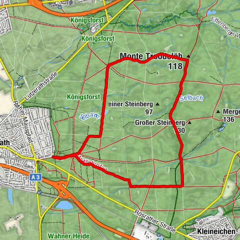 Königsforst, Köln, 10,5 km