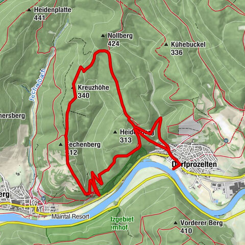 Dorfprozelten: Kollenburg-Chapel-Route