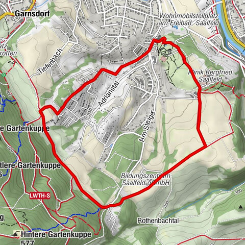 Terrain therapy trail Saalfeld - No. 5