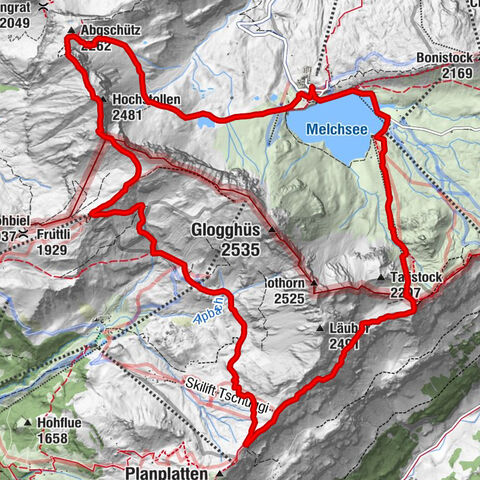 Panorama-Rundwanderung Melchsee-Frutt - Planplatten - Melchsee-Frutt