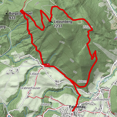 Bärenweg am Lidaun