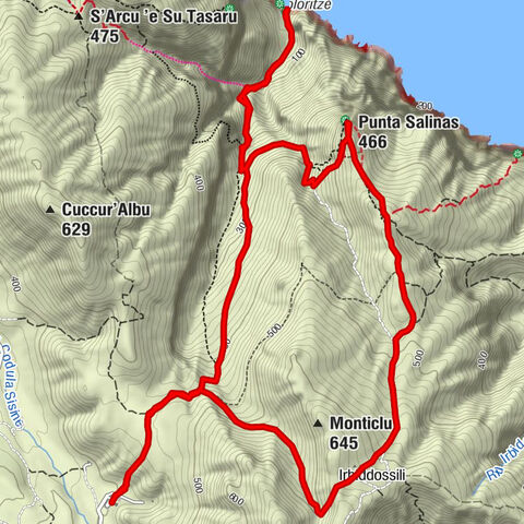 Punta Salinas – Cala Goloritze Runde von Sisine