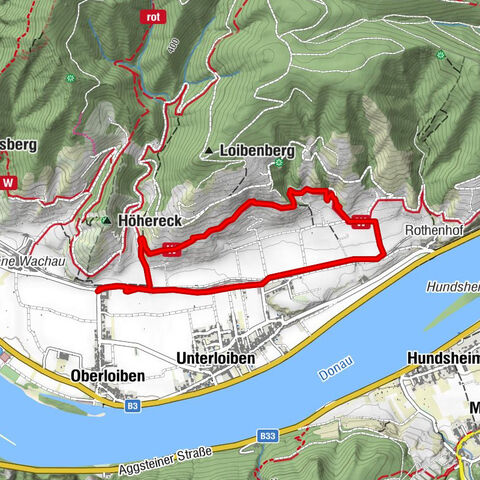 Der Weinskulpturenpfad auf dem Unteren Loibenberg