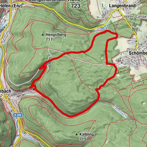 7 Luchsbrunnen hike, Wanderglück Schömberg