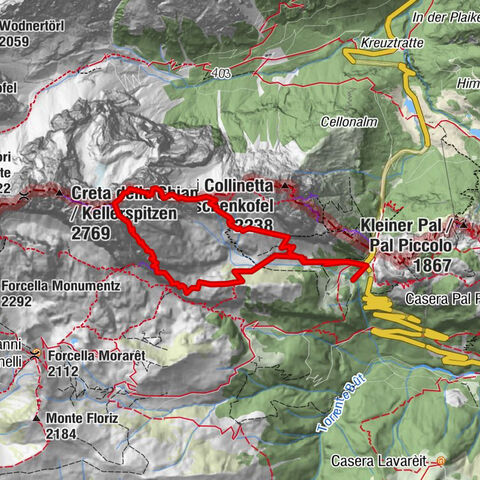 Kollinkofel von Osten