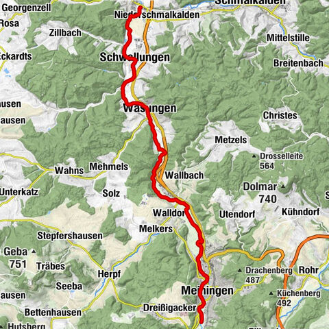 Werra Water Hiking 2: Meiningen - Wernshausen