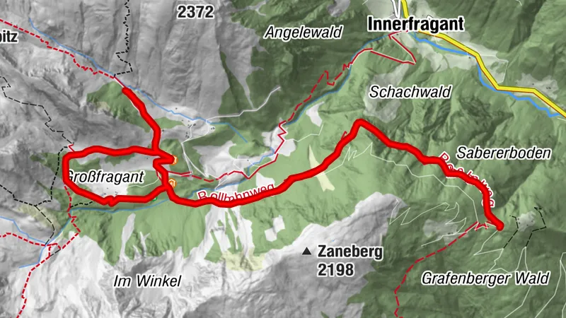 Themed trail Großfragant "under & over"