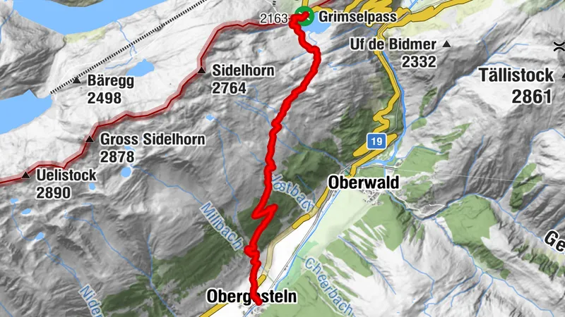 Via Sbrinz Grimselpass - Obergesteln