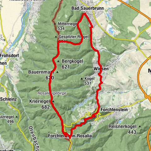 Bad Sauerbrunn- Schloss Forchtenstein Runde