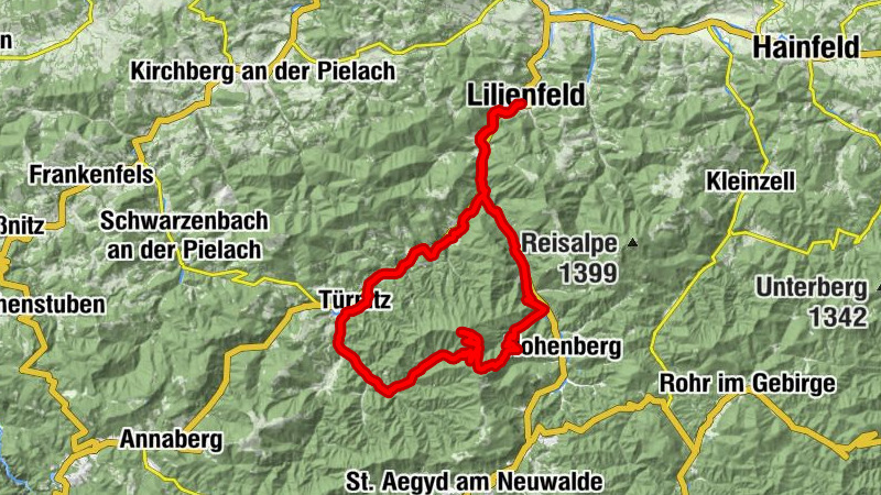 Lilienfeld Türnitzerhütte (Türnitzer Höger)