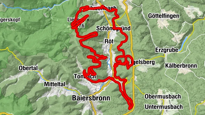 Baiersbronn T10 - Murgtal route