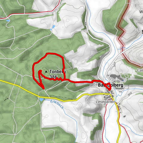 Health path Bad Colberg - On the promenade paths to the Tonberg - Heldburger Land