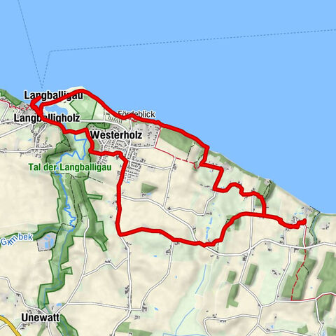 Dollerupholz Langballigau *** Premium 11 km