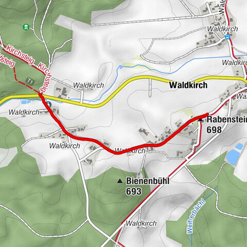 Verbindungsweg RW4 - Kirchsteig Flossenbürg