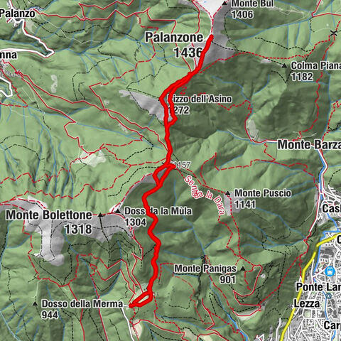 Alpe del viceré - monte Palanzone