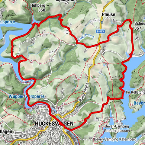 Hückeswagen - Wuppertalsperre