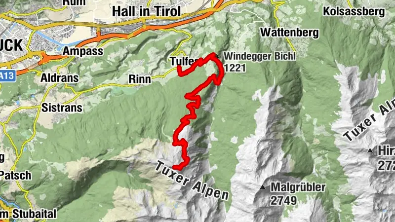 Munich - Venice: From Tulfes to the Glungezer Hut