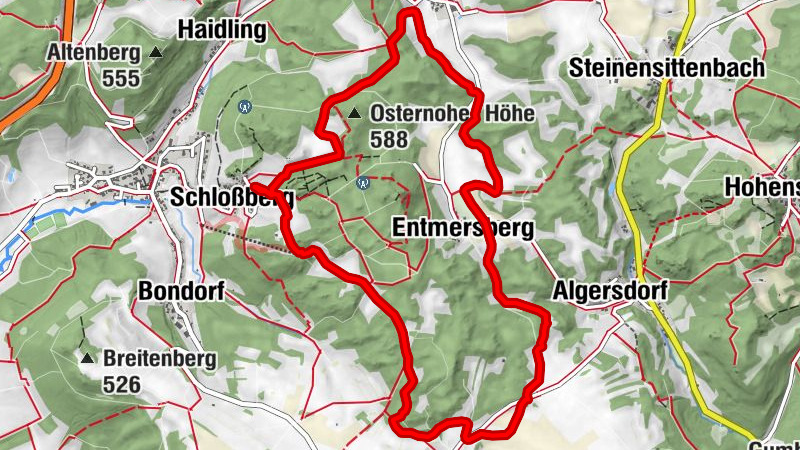 Schneeschuhwanderung in Osternohe, Schnaittach